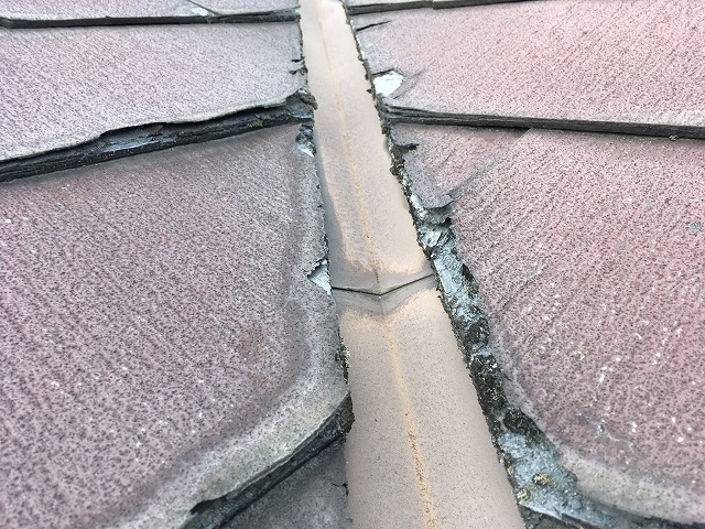 劣化が周囲より進行